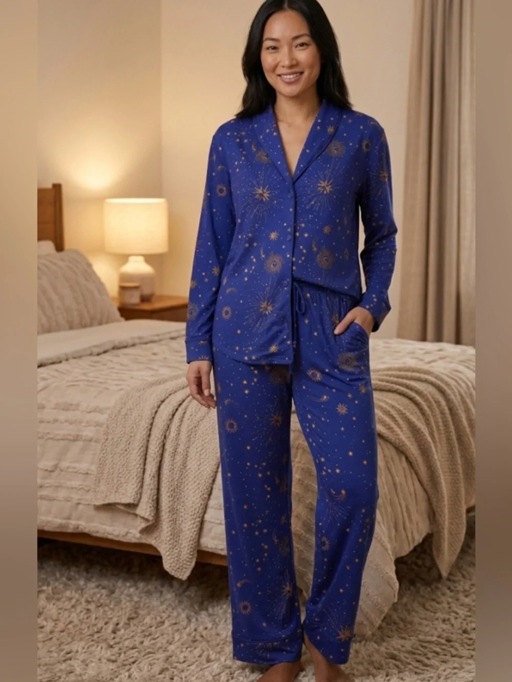 Room Service Women's Pajama Set NWOT Size Large - Picture 1 of 4